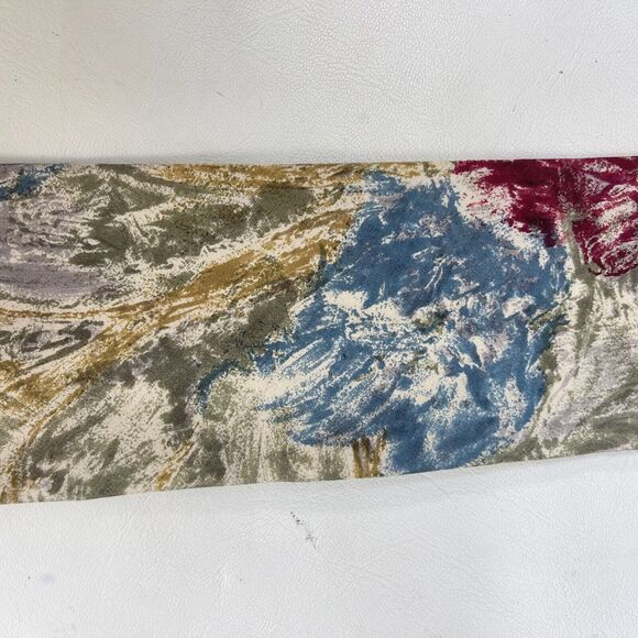 James B. Fairchild Tie Mens Long Necktie Geometric Abstract Silk Vintage - Picture 2 of 6